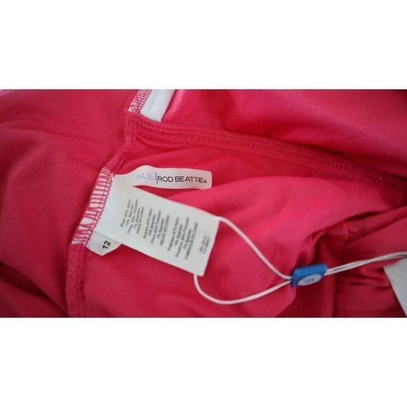 Blue Rod Beattie RBRU22209 Sz 12 Rose Red Ring Me Up Halter 1-Pc Swimsuit $125 - Picture 7 of 11